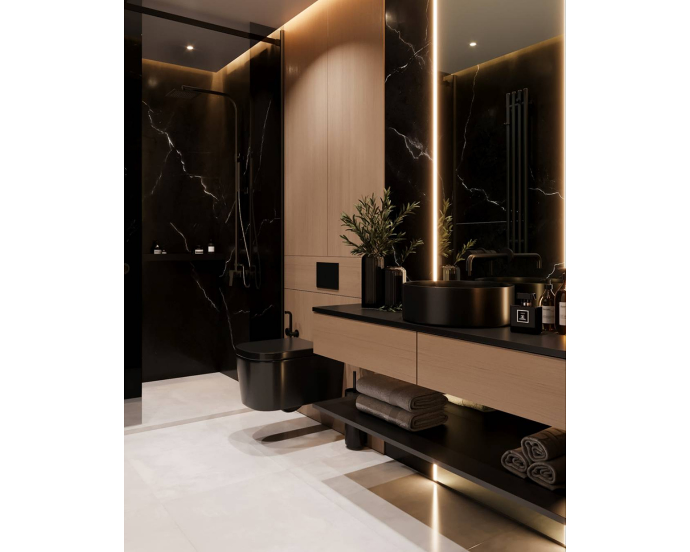 Dark tone bath 1