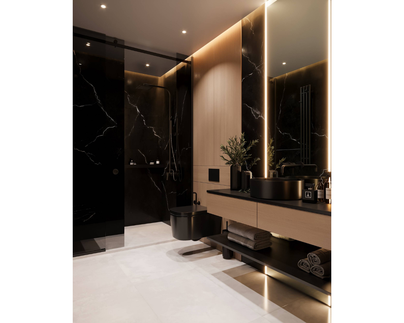 Dark tone bath 4